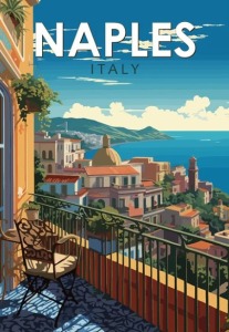 Naples Travel Poster